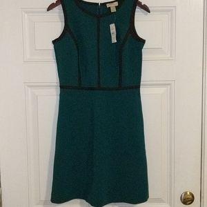 Hunter green Loft dress